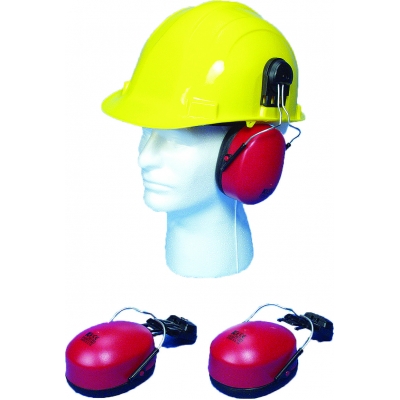M50501, Hard Hat Mounted Ear Muffs, SNR 23db and NRR 22db, Mutual Industries