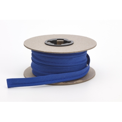 M62-050-9025-25, Broadcloth cord piping, 1/2 in Wide, 25 yds, Cobalt, Mutual Industries