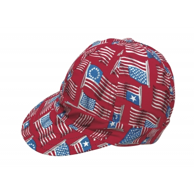 M7355-0-0, Kromer Welder Cap, Cotton, Length 5 in, Width 6 in- 1size, Wave Flag, Mutual Industries
