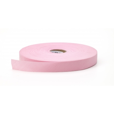 M91-100-9223-150-25, Broadcloth flat bias binding, 1.5 in Wide, 25 yds, Pink, Mutual Industries