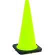 Mutual Industries 36 in. Lime Traffic Cone, Plain