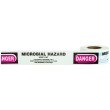 3' X 1000' MICROBIAL HAZARD - 3 COLOR