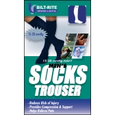 Men's Trouser Socks -15-20 mmHg Black
