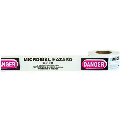 17769-2-3000, 3 X 1000' MICROBIAL HAZARD - 3 COLOR, Mutual Industries