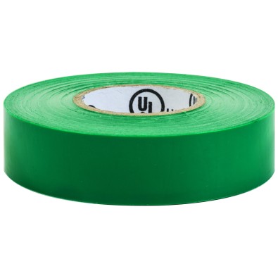 17809-38-750, 3/4 X 60' GREEN ELECTRICAL TAPE, Mutual Industries