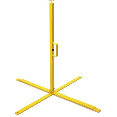 15903-0-0, Mutual Industries 15903-0-0 Osha Perimeter Folding Stanchion Stand, 39, Yellow (Pack of 2), Mutual Industries
