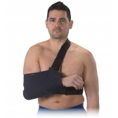 Arm Sling with Immobilizing Strap -Blue